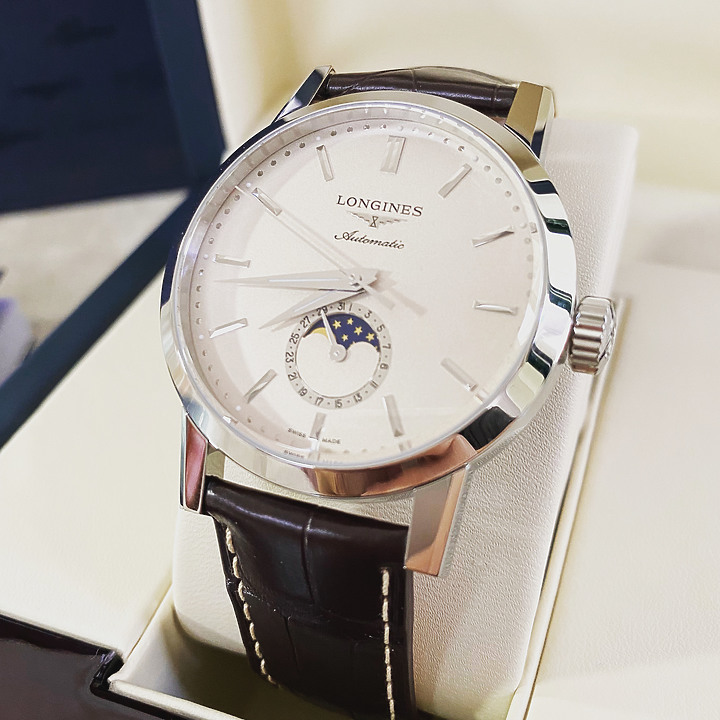 點我看大圖 浪琴錶 1832 月相款 Longines 1832 Moonphase 開箱