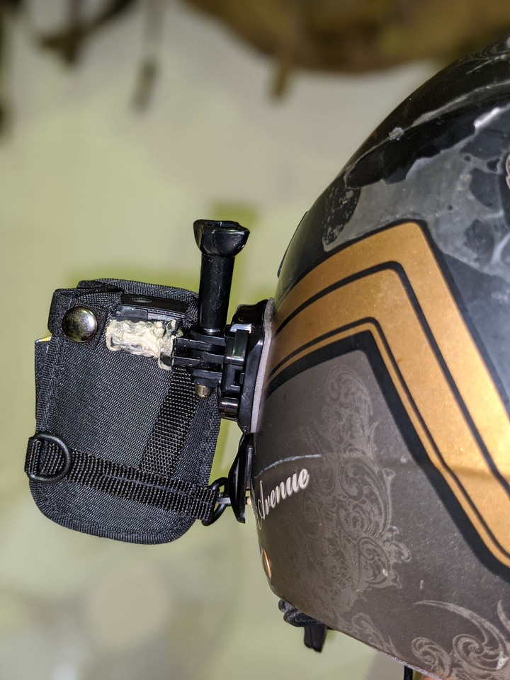 SJCAM A10 DIY安全帽支架