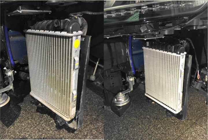 2017 Golf R 清洗3年散熱排