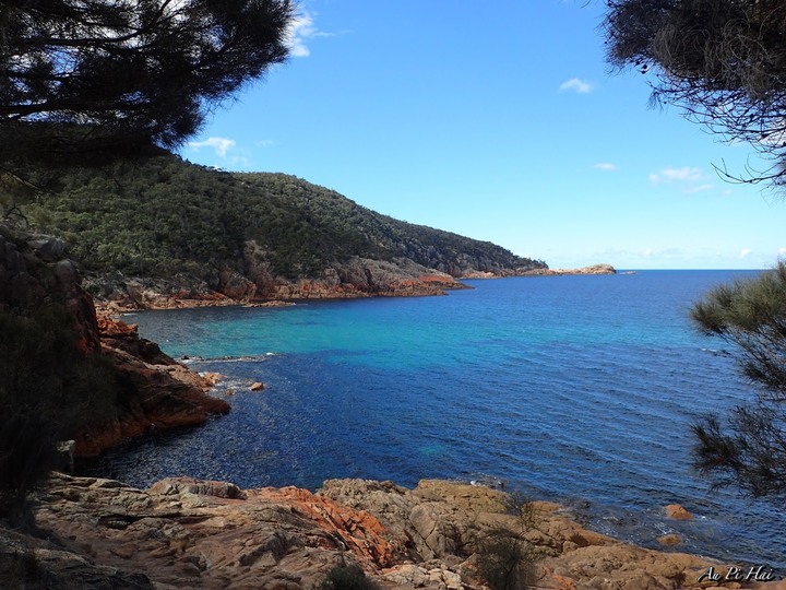 【塔斯絕美景點】Devils' Corner 酒莊。Freycinet National Park國家公園 Wineglass Bay。Cape Tourville Lighthouse, Sleepy Bay