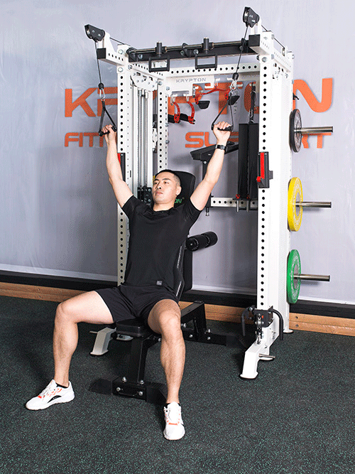 開箱krypton fitness 深蹲架+高低拉+飛鳥 三合一 訓練器