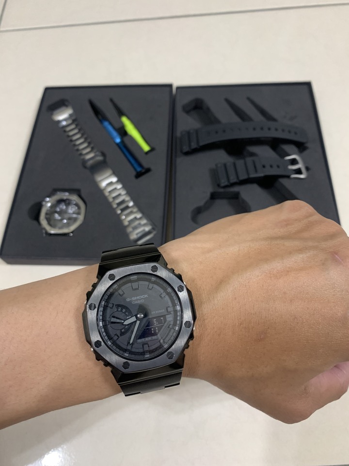 Casio G-Shock GA-2100 一次兩隻簡單開箱文