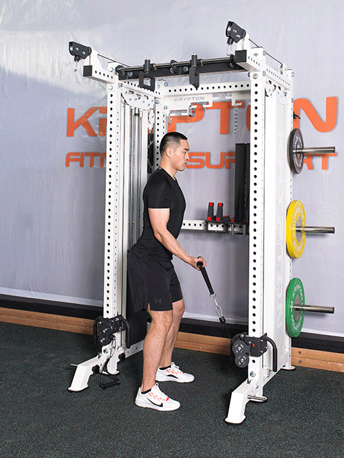 開箱krypton fitness 深蹲架+高低拉+飛鳥 三合一 訓練器