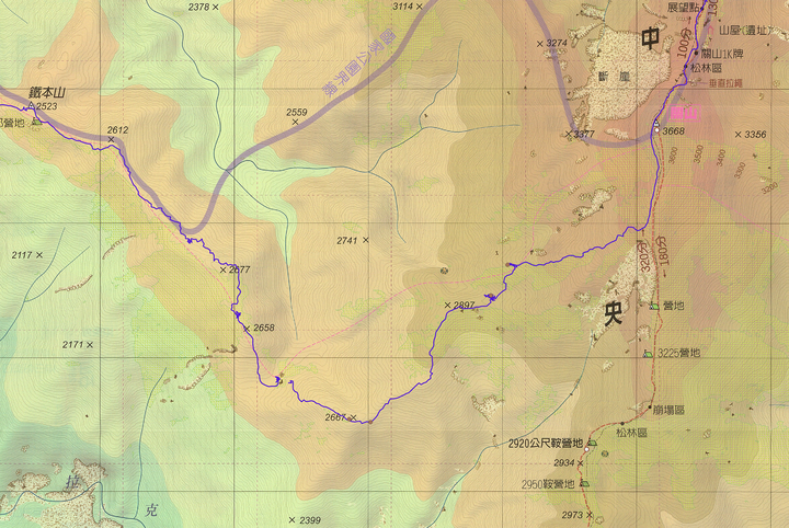 點我看大圖 2020.04.02-05 鐵本山上關山