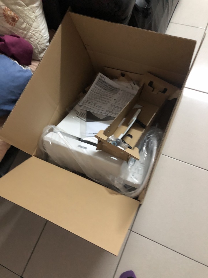 TOTO Washlet TCF6601T(長型馬桶的蓋裝在短型馬桶)