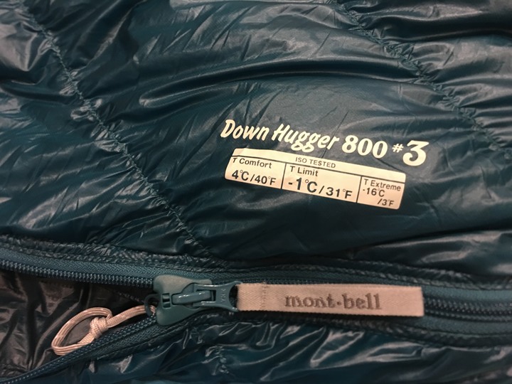 mont bell 睡袋分享