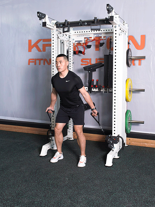 開箱krypton fitness 深蹲架+高低拉+飛鳥 三合一 訓練器