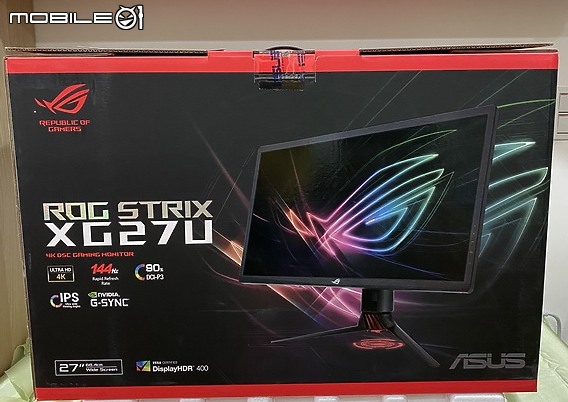 3W 有找 4K144 信仰荷包兼顧 ROG STRIX XG27UQ UHD 開箱