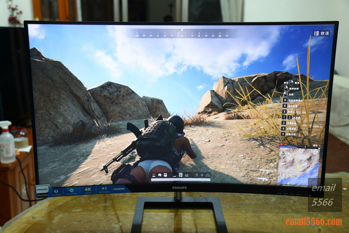 點我看大圖 PHILIPS 飛利浦 328E1C 32吋曲面4K高畫質顯示器開箱-Ultra HD 4K、VA、1500R