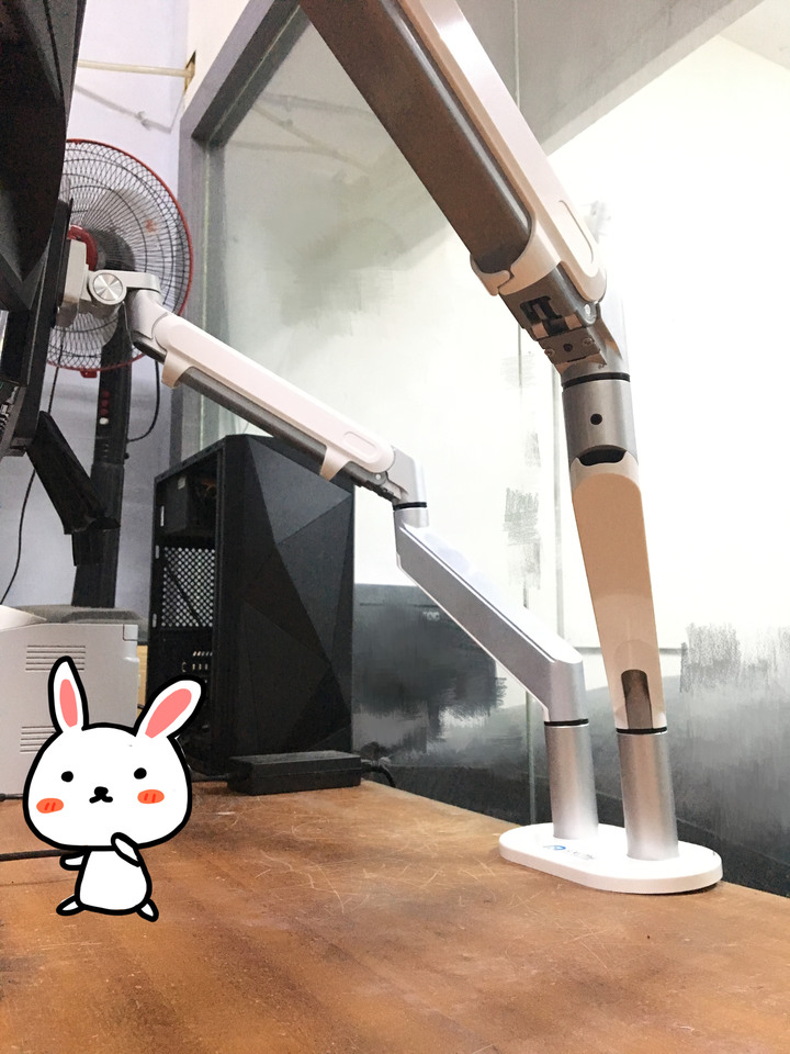 雙螢幕使用者都值得擁有- 開箱Raymii MS6氣壓螢幕支架