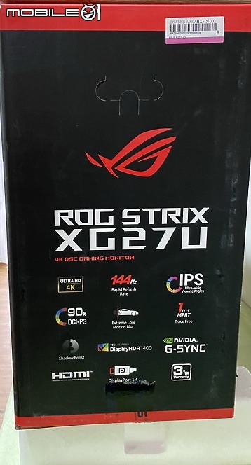 3W 有找 4K144 信仰荷包兼顧 ROG STRIX XG27UQ UHD 開箱
