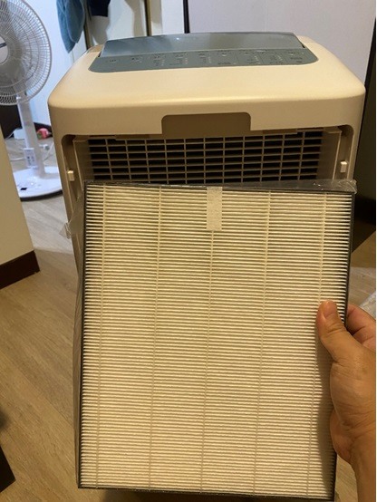 開箱文_SHARP 夏普 10L新衣物乾燥HEPA空氣淨化除濕機 DW-J10FT-W