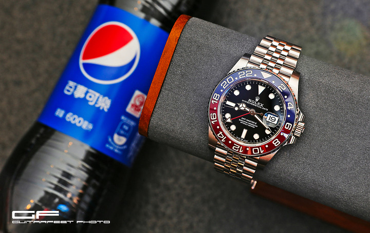 --百事可樂-- Rolex 勞力士 126710 BLRO GMT Master II 紅藍開箱