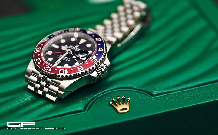 --百事可樂-- Rolex 勞力士 126710 BLRO GMT Master II 紅藍開箱