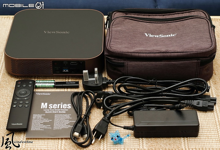 ViewSonic M2行動商務與家庭娛樂兼具之微型投影機開箱分享