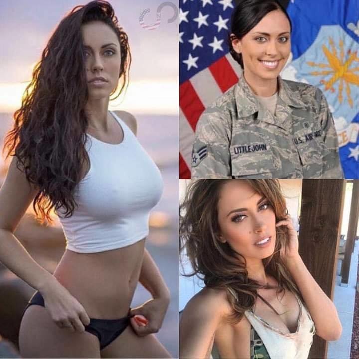 哇.這是美國女兵?