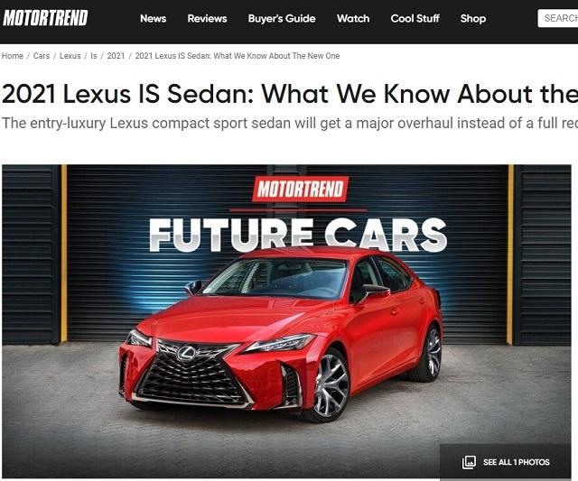 IS500 動力曝光,新 Lexus IS 離亮相不遠了!