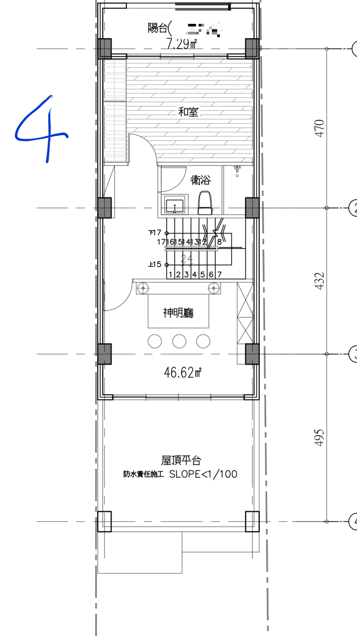 【請教】長型屋平面圖設計