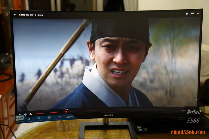 點我看大圖 PHILIPS 飛利浦 328E1C 32吋曲面4K高畫質顯示器開箱-Ultra HD 4K、VA、1500R