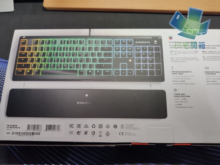 【小宅開箱】賽睿 Steelseries Apex 3 新款入門遊戲鍵盤,防水還能兼具RGB,功能看齊高階鍵盤!