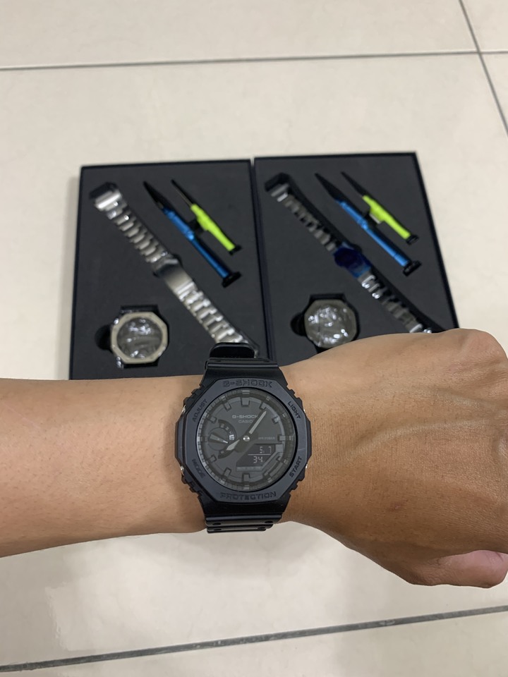 Casio G-Shock GA-2100 一次兩隻簡單開箱文