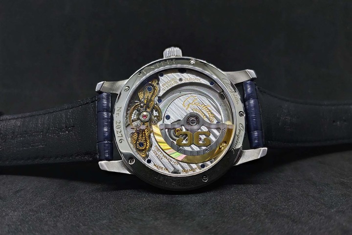 [開箱] 我終於入手啦！Glashütte Original PanoMaticLunar藍面月相腕錶