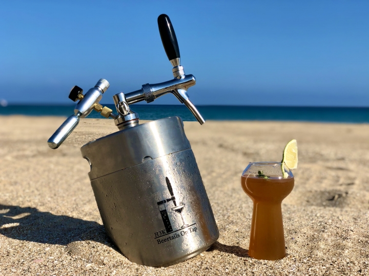 南國超chill限定~攜帶式生啤機外送到沙灘