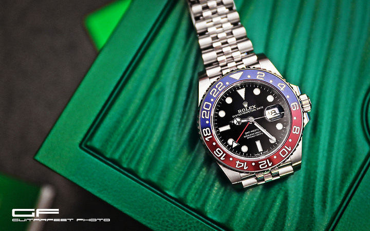 --百事可樂-- Rolex 勞力士 126710 BLRO GMT Master II 紅藍開箱