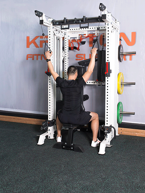 開箱krypton fitness 深蹲架+高低拉+飛鳥 三合一 訓練器