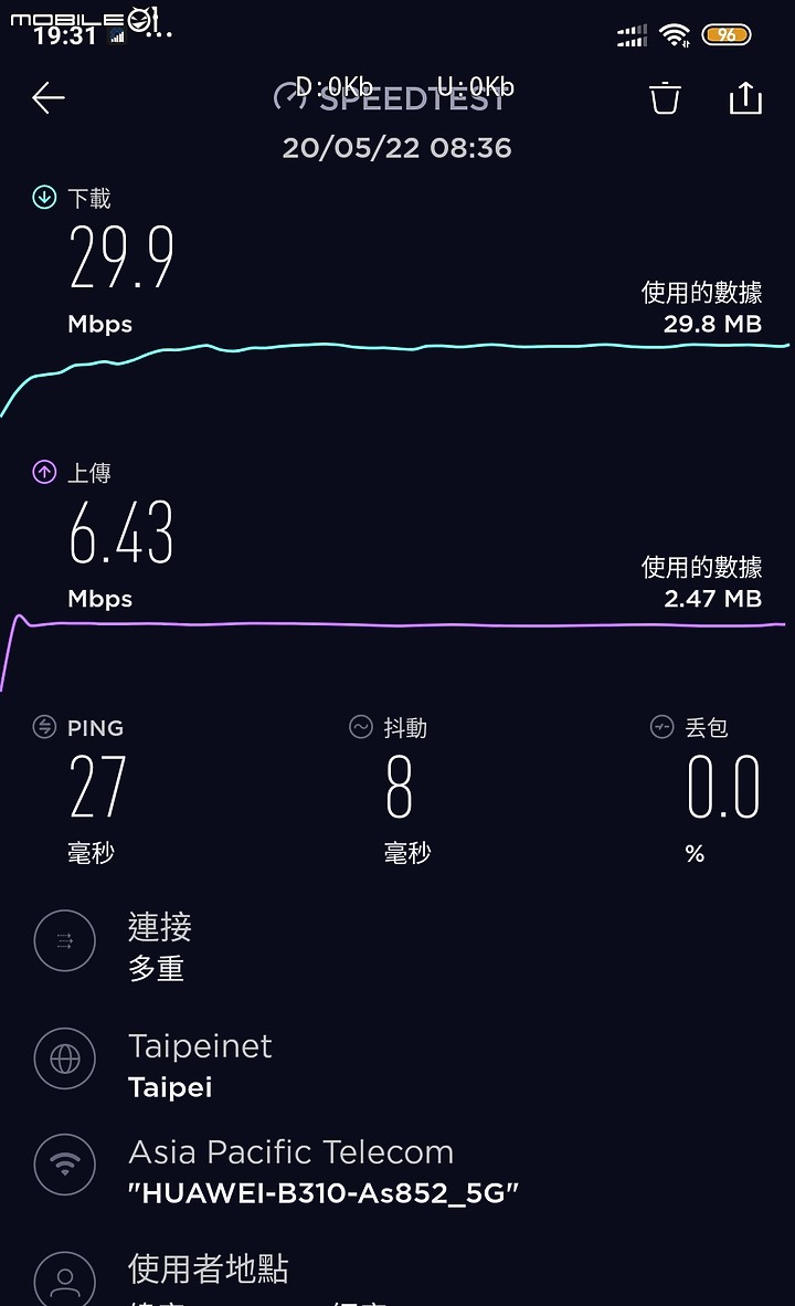 亞太138+華為B310-as852還OK