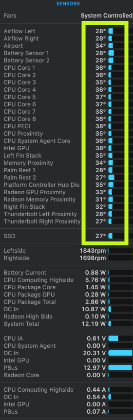 [開箱&測試] Macbook 16" Intel i9：開啟低耗電Low-Power Mode省電模式