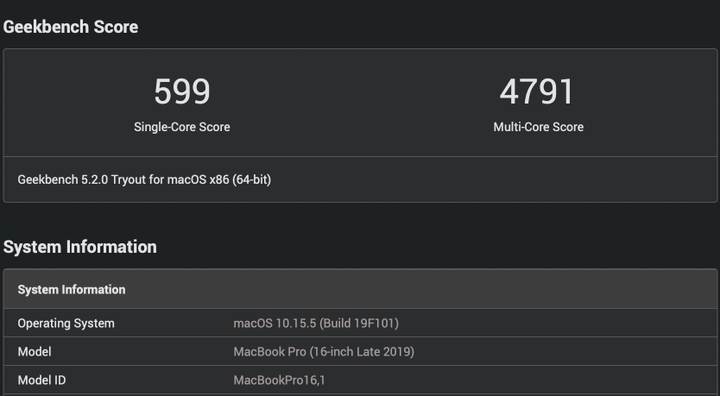 [開箱&測試] Macbook 16" Intel i9：開啟低耗電Low-Power Mode省電模式