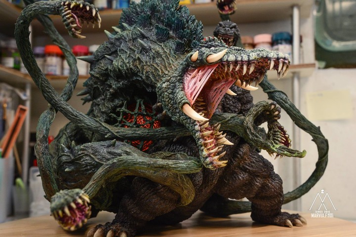 Marvix.F Model Studio 匠心之作 - T's Facto GODZILLA vs BIOLLANTE (哥吉拉vs碧奧蘭蒂)
