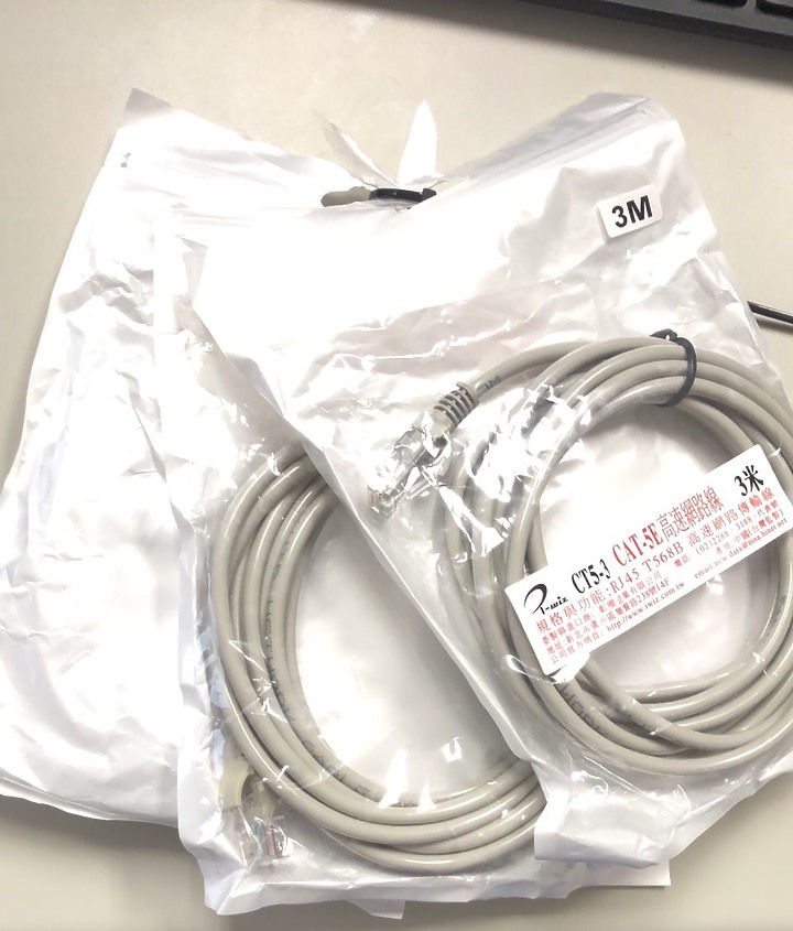 原價屋賣的網路線CAT.5E,標榜支援1G,但實際只到100M...?