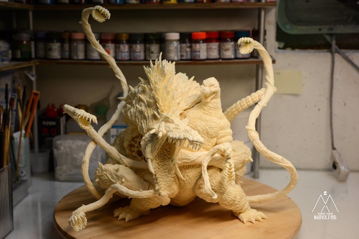 Marvix.F Model Studio 匠心之作 - T's Facto GODZILLA vs BIOLLANTE (哥吉拉vs碧奧蘭蒂)