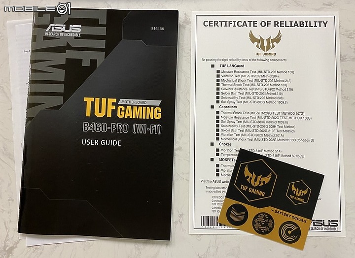APE 功能體驗 TUF GAMING B460 PRO WIFI / I5 10400 開箱