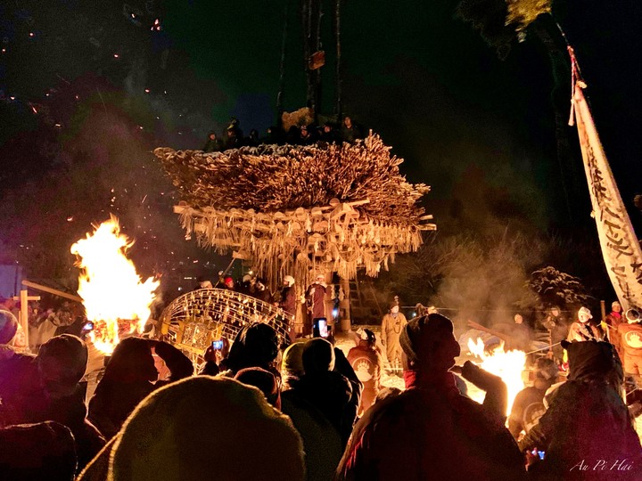 野澤溫泉 道祖神火祭