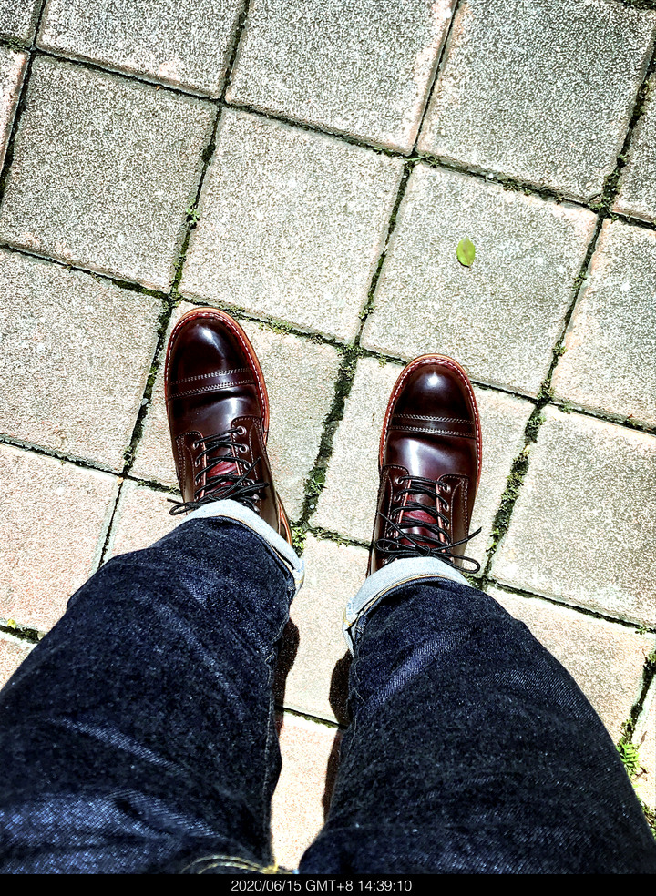 Custom White’s boots