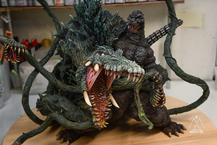 Marvix.F Model Studio 匠心之作 - T's Facto GODZILLA vs BIOLLANTE (哥吉拉vs碧奧蘭蒂)