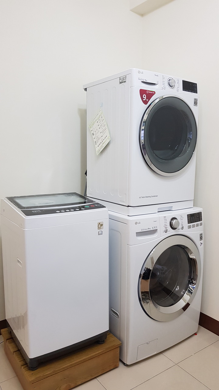 LG WD-S18VBW 洗衣機,WR-90TW烘衣機開箱