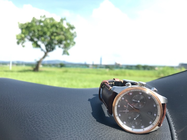 經典時尚搭配Favre-Leuba Sky Chief Chronograph