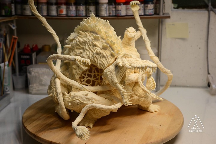 Marvix.F Model Studio 匠心之作 - T's Facto GODZILLA vs BIOLLANTE (哥吉拉vs碧奧蘭蒂)
