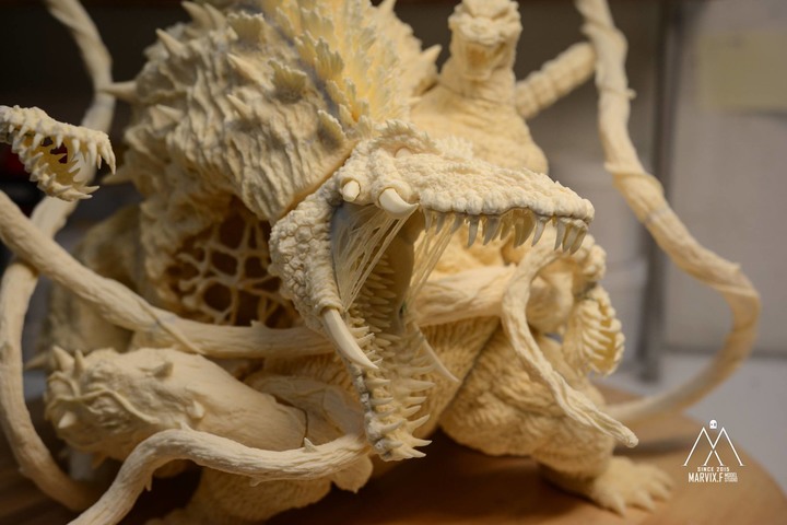 點我看大圖 Marvix.F Model Studio 匠心之作 - T's Facto GODZILLA vs BIOLLANTE (哥吉拉vs碧奧蘭蒂)