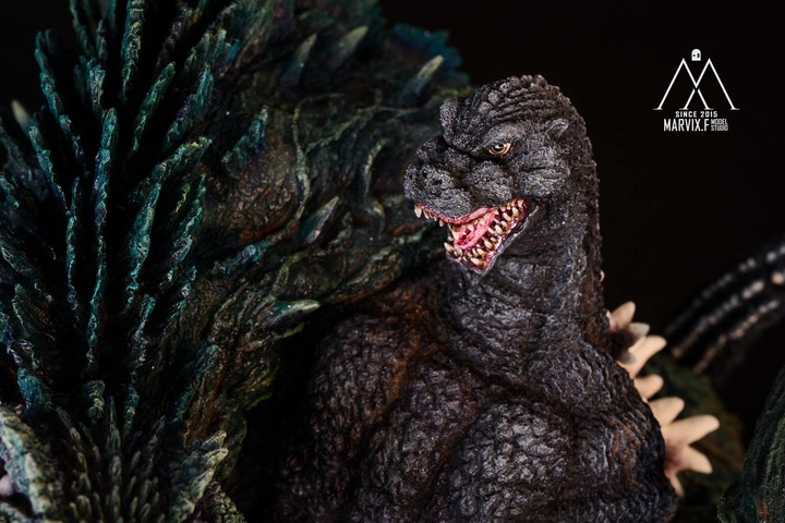 點我看大圖 Marvix.F Model Studio 匠心之作 - T's Facto GODZILLA vs BIOLLANTE (哥吉拉vs碧奧蘭蒂)