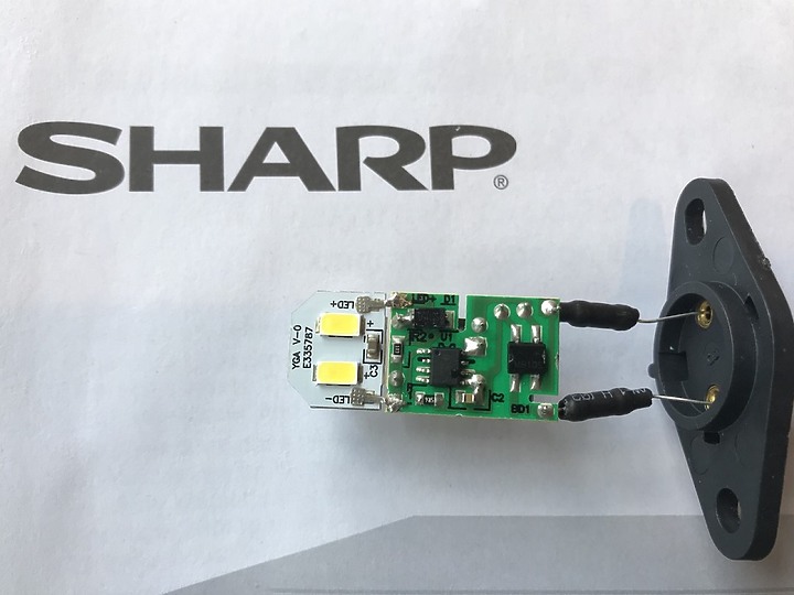 Sharp R395EST 微波爐LED燈閃爍的問題~