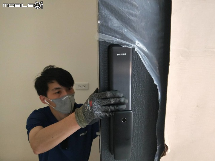 輕裝潢的第一個項目:電子鎖的安裝實績