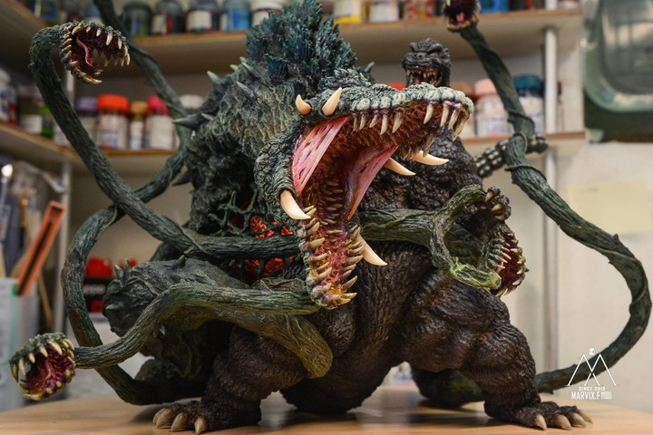 Marvix.F Model Studio 匠心之作 - T's Facto GODZILLA vs BIOLLANTE (哥吉拉vs碧奧蘭蒂)