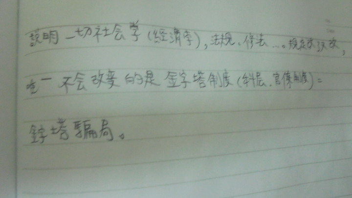 社會學(經濟學)之事實真相! 人上人.金字塔頂端.出人頭地者必讀,一定要學會~