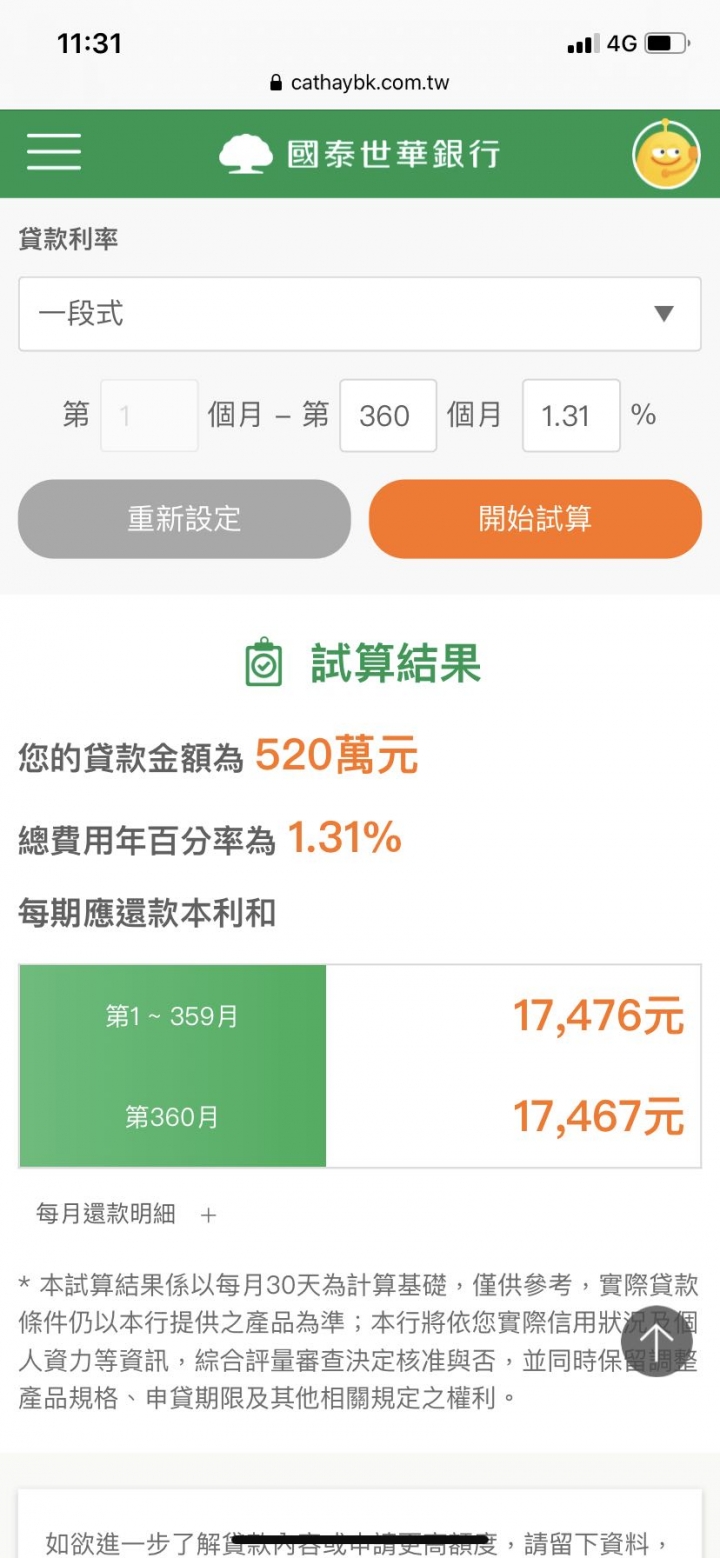 房貸分享與還款金額疑問
