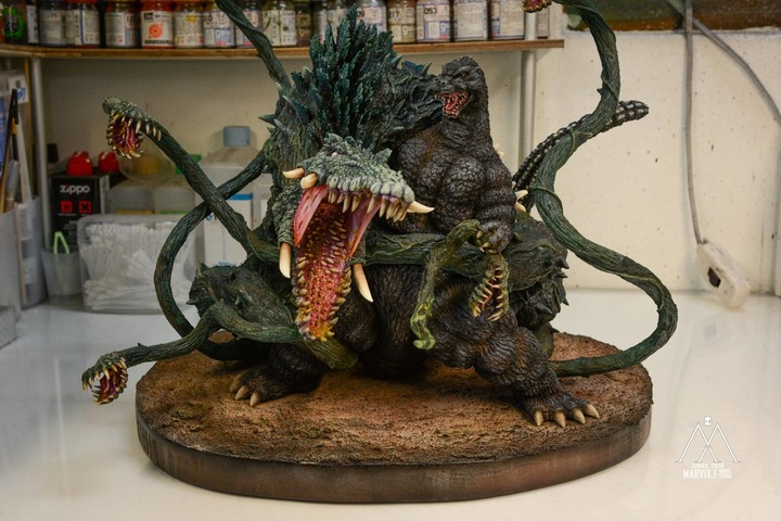 Marvix.F Model Studio 匠心之作 - T's Facto GODZILLA vs BIOLLANTE (哥吉拉vs碧奧蘭蒂)